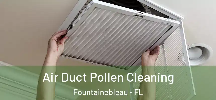 Air Duct Pollen Cleaning Fountainebleau - FL