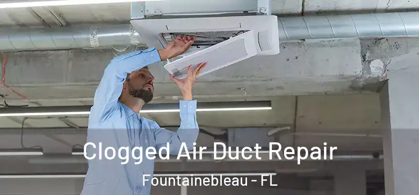 Clogged Air Duct Repair Fountainebleau - FL