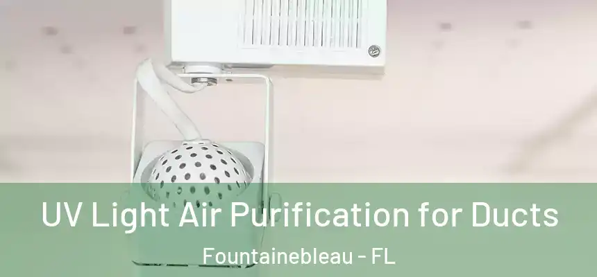 UV Light Air Purification for Ducts Fountainebleau - FL